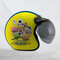 Gambar Helm Bogo Retro Kulit Motif Kartun Anak Pororo The Little Pinguin SNI dari Joysalut undefined 1 Tokopedia
