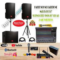 Gambar PAKET BARETONE MAX 15 RC PLUS SUBWOOFER 18 INCH SW18 1BH ORIGINAL EXTR dari marianah undefined 1 Tokopedia
