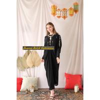 Gambar Baju Gamis Wanita Dress Abaya kaftan Hijab Lebaran Pesta Premium - Navy dari Bharatabatik99 undefined 3 Tokopedia