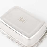 Gambar HOMEFAVOR Kotak Makan Bento Lunch Box Stainless Steel - KT273 - 350 ml, Hitam dari Larissa Official Store undefined 4 Tokopedia