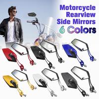 Gambar Universal Motorcycle Motorbike Aluminum Rod Rearview Side Mirrors - Blue dari PURNAMA shop 5 undefined 2 Tokopedia