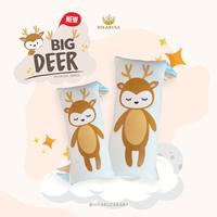 Gambar Bolster BUDDY PILLOW Hikarusa Big CUDDLE Hikaru Tencel Anak Deer Banta dari RL Speedline undefined 1 Tokopedia