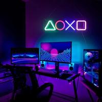 Gambar SALE Lampu custome neon simbol gaming lampu stik ps neon flex stik ps dari My DreamHouse undefined 1 Tokopedia