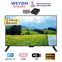 Gambar Weyon Sakura TV LED 21 inch Smart TV Televisi With STBSMART-S21A dari melliza-store undefined 1 Tokopedia
