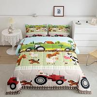 Gambar Tractor Bedding Sets for Boys Twin Size Toddler Kids Cute dari Home and Kitchen USA undefined 2 Tokopedia