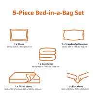 Gambar Kids Bed-in-a-Bag Microfiber Bedding Set,Set of 5 Pieces dari Home and Kitchen USA undefined 2 Tokopedia