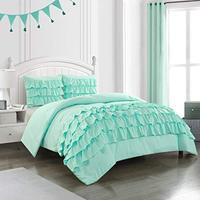 Gambar Heritage Kids Ruby Ruffle 2 Piece Comforter Bedding Set,Mint, Twin dari Home and Kitchen USA undefined 2 Tokopedia