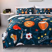 Gambar SHINICHISTAR Queen Size Sports Bedding Comforter Set dari Home and Kitchen USA undefined 5 Tokopedia