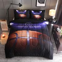 Gambar A Nice Night Basketball Court Printing Comforter Quilt Bedding Set dari Home and Kitchen USA undefined 2 Tokopedia