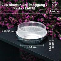 Gambar (Depok) Cup Alumunium - Pasta - 109 ml + Tutup (Lid) - Bulat - EAB78 dari E-QuPack Depok undefined 2 Tokopedia
