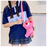 Gambar Tas Slempang Boneka Lotso Sling Bag Fashion Motif Kartun Karakter dari Diary Boneka undefined 4 Tokopedia