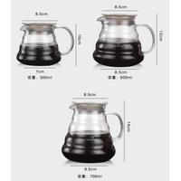 Gambar Coffee Maker Server Kopi V60 Teko Kaca Saring 360-600ml Pot Drip dari Moncloud Shop undefined 4 Tokopedia
