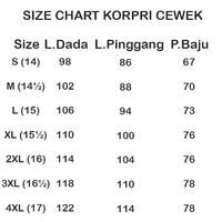 Gambar Seragam Katun Wanita Batik KORPRI Korpri Biru Dinas PNS Panjang - XL, C40s dari UrbanWood undefined 4 Tokopedia