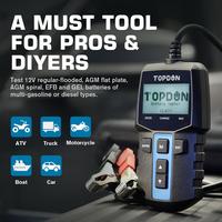 Gambar TOPDON BT100 12V Car Battery Tester Digital Automotive Diagnostic dari Vega Super Mart undefined 4 Tokopedia