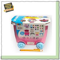 Gambar Mainan Anak Pretend Toys Ice Cream Shop Playset 31pcs Kualitas Bagus dari The Manna Store undefined 3 Tokopedia