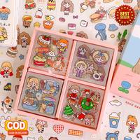 Gambar Sticker Aesthetic Kartun Lucu Dekorasi DIY Waterproof Diary Scrapbook - MX-5005-6 dari Maisha aksesoriss undefined 1 Tokopedia