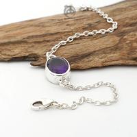 Gambar Gelang Wanita Batu Kecubung Amethyst Perak 925 Asli Methilia dari PERAK BALI_NEW undefined 4 Tokopedia