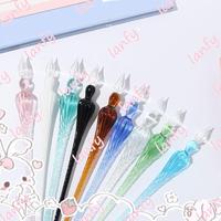 Gambar LANFY School Supplies Fountain Pens Writing Supplies Crystal Glass Dip dari ipoyshoop undefined 1 Tokopedia