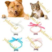 Gambar Pet Kerah Lucu Mutiara Imitasi Mudah Dipakai Adjustable Pet Supplies dari AndreJaya1 undefined 4 Tokopedia