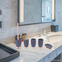 Gambar 5 Pieces Bathroom Accessories Set Nordic Style Toothbrush Holder dari Adellia Putrie undefined 5 Tokopedia