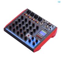 Gambar Ag-6 Portable 6-Channel Mixing Console Digital Audio Mixer+48V Phantom dari Bu nining undefined 4 Tokopedia