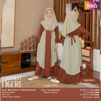 Gambar Sarimbit Nibras FIGURE QUARRY TERRACOTTA Baju Gamis Muslim Couple dari arrion-n undefined 4 Tokopedia