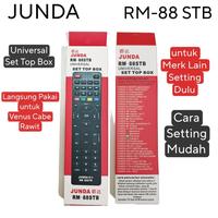 Gambar Remot Universal STB DVB T2 JUNDA RM-88 New bisa Pairing Remot TV - Biru dari irmanshop02 undefined 2 Tokopedia