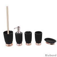 Gambar 5 Pieces Bathroom Accessories Set Nordic Style Toothbrush Holder dari Adellia Putrie undefined 2 Tokopedia
