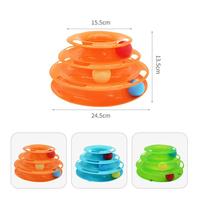 Gambar SOFTNESS Tower Cat Toy Supplies Track Toy Teaser Puzzle Roller Balls dari klost undefined 1 Tokopedia