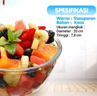 Gambar Mangkok Kaca Kotak Bening 20cm / Mangkok Sayur / Mangkok Buah dari The Real Luxury undefined 4 Tokopedia