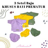 Gambar SET BAJU BAYI PREMATUR TERKECIL berkualitas isi 3 setel Berkualitas dari devishop-0 undefined 1 Tokopedia