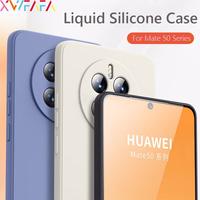 Gambar Cover Shockproof Liquid Silicone Phone Case Untuk Huawei Mate 50 Pro dari icok undefined 1 Tokopedia