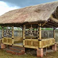 Gambar Saung Gajebo Bambu Aneka Bentuk dan Ukuran-Layanan pembuatan Langsung dari Merpati Taman undefined 4 Tokopedia