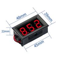 Gambar DC 3.5-30V Digital Car Voltmeter Automotive Voltage Meter dari Palapa Superstore undefined 2 Tokopedia