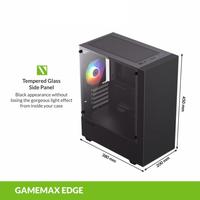 Gambar Casing GameMax Edge Mini Tower Micro ATX PC Case dari onlineretailstore undefined 5 Tokopedia