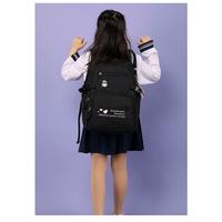Gambar Tas Ransel Sekolah Anak Perempuan SD SMP SMA Backpack Wanita Murah Fashion - Hitam dari glo'sir indo undefined 4 Tokopedia