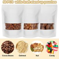Gambar Kraft Zip Lock Paper Bags Reusable Food Bag Stand Up Pouches with dari Alvori Shop undefined 5 Tokopedia