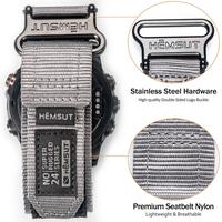 Gambar Prh Compatible With Quickfit Garmin Watch Band Nylon 20 22 26mm - Abu-abu dari Prahata Stars undefined 2 Tokopedia