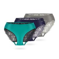 Gambar Celana Dalam Wanita 3PCS Premium Seamless Panty Lace Brokat 300075 - Multicolor, M dari Wimiu undefined 2 Tokopedia