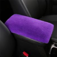Gambar Purple Car Center Console Armrest Box Cover Mat Pad Cushion Faux Fur dari turbostore0 undefined 5 Tokopedia