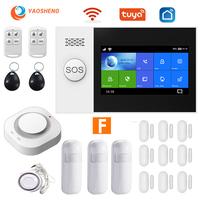 Gambar TUYA WIFI GSM Security Alarm System For Home Apps Control With Smoke dari tokped cuu undefined 1 Tokopedia