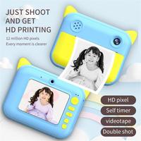 Gambar Kid Instant Print Camera Thermal Printing Camera Digital Photo Camera dari tokped cuu undefined 1 Tokopedia