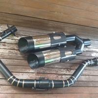 Gambar FY075 Knalpot Original Pavta Dual Silencer Beneli Evo 200 Fullsystem dari Fortune-storee undefined 5 Tokopedia