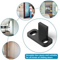 Gambar 8 Pieces Sliding Barn Door Floor Guides Hardware Plastic Track Guide dari Satru Telu undefined 3 Tokopedia