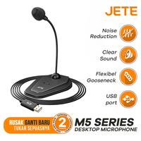 Gambar JETE M5 Microphone USB - Mic External for PC Zoom Online Meeting dari Doran Gadget Authorized Bali undefined 5 Tokopedia