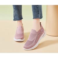 Gambar LV0279 Sepatu Kets Sneakers Wanita Tanpa Tali Sepatu Fashion Import - Hitam, 37 dari Felix Excel Ol shop undefined 4 Tokopedia