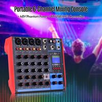 Gambar [In Stock] AG-6 Portable 6-Channel Mixing Console Digital Audio dari Zemira Asahira undefined 1 Tokopedia