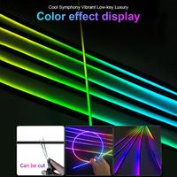 Gambar Ambient Light Lampu LED RGB Interior Kabin Mobil Premium 18 Titik LED - Static RGB dari GudangHID undefined 3 Tokopedia