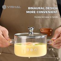 Gambar Pot Panci Masak Stewing Soup Pot Borosilicate Glass - Besar Yellow dari VISHAL undefined 2 Tokopedia