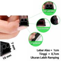 Gambar KARET PEREDAM MODEL B PEREDAM SUARA KARET PINTU 2 LAYER PEREDAM dari Zona Impian undefined 5 Tokopedia